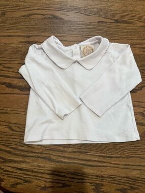 TBBC Boy’s Peter Pan Collar Shirt (Long Sleeve Pima Cotton) 3T